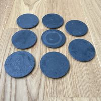 7er Set Schiefer Untersetzer - Zeitlos & Praktisch!