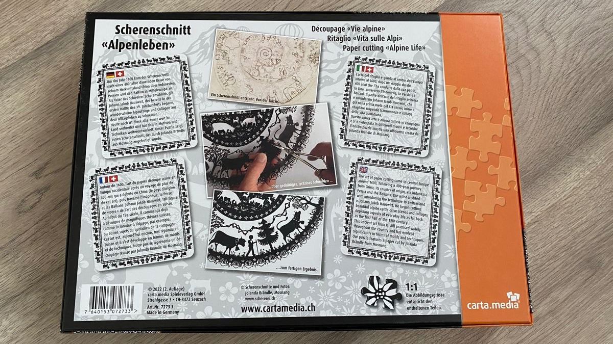 Puzzle: Puzzle - Scherrenschnitt – Nuovo (secondo la descrizione) da Dussnang venduto da trooper479 1