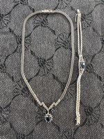 Silber 800 Halskette & Armband Set