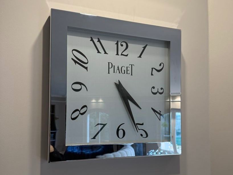 Piaget Orologi: Piaget rare Horloge murale/wall clock  48/48cm – Usato da Genève venduto da aspaklariacollection 5