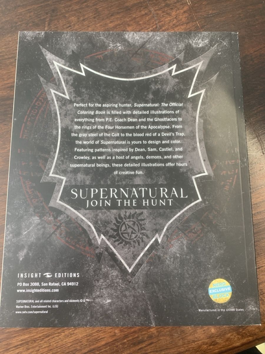 Libri: Supernatural Malbuch neu – Nuovo (secondo la descrizione) da Winterthur venduto da Weicol 1