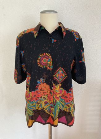 originelle BLUSE mit ETHNO-Print von „ELTON“, 36