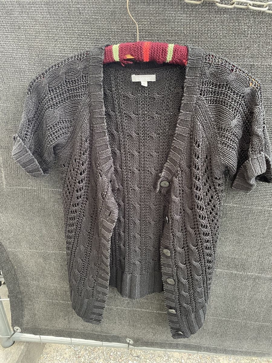 Giacche: Strickjacke kurzarm, Schwarz, M – Usato da aarau venduto da A.Naef