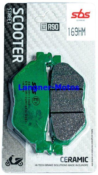 Accossato Bremsbelag Agpa29stmx – Für Yamaha YP 150 Majesty (ab 2001), Gesinterte Mischung