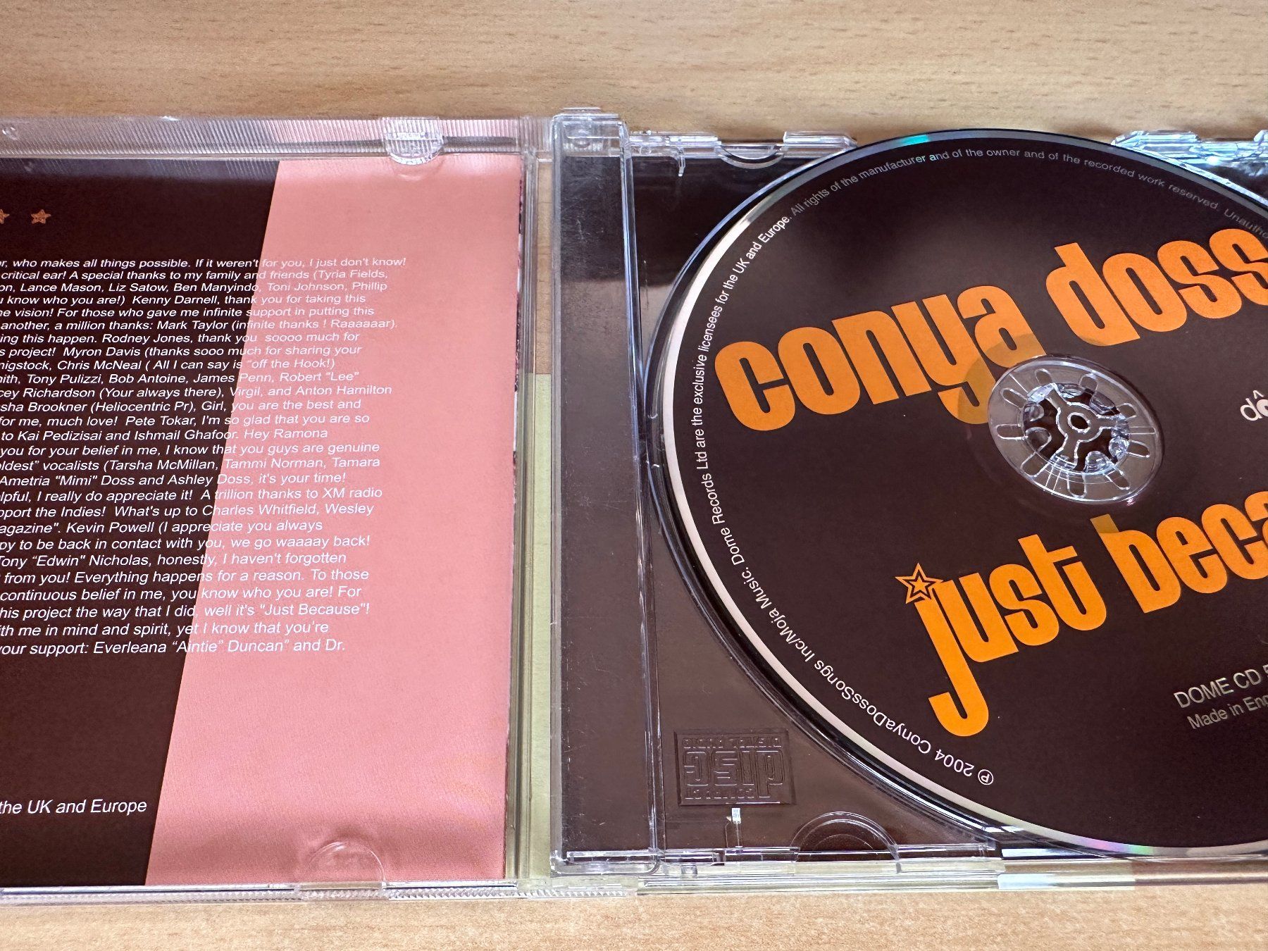 CD: Conya Doss – Just Because – Usato da Rikon im Tösstal venduto da Alpenmutz 2