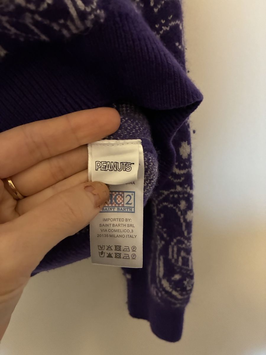 MC2 Saint Barth Pullover & Sweatshirts: MC2 Saint Barth Pullover Snoopy lila Grösse 10 gebraucht – Gebraucht aus Wädenswil von Gilmored83 3
