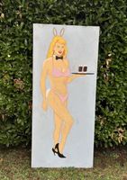 Vintage Playboy Pin-Up XXL painting 