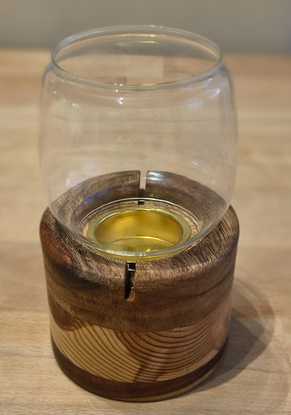 Kerzenständer: Windlicht Teelichthalter Holz / Glas – Neu (gemäss Beschreibung) aus Jona von odloreg 7