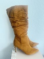 Botte daim camel 