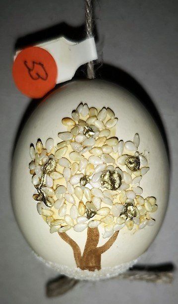 Statuette: Osterei 2 Bäume (53) – Nuovo (secondo la descrizione) da Lutzenberg venduto da Truhe