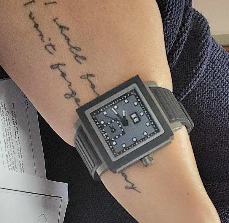 Orologi: Montre automatique Blancarré titane – Usato da Genève venduto da BruceKampbell