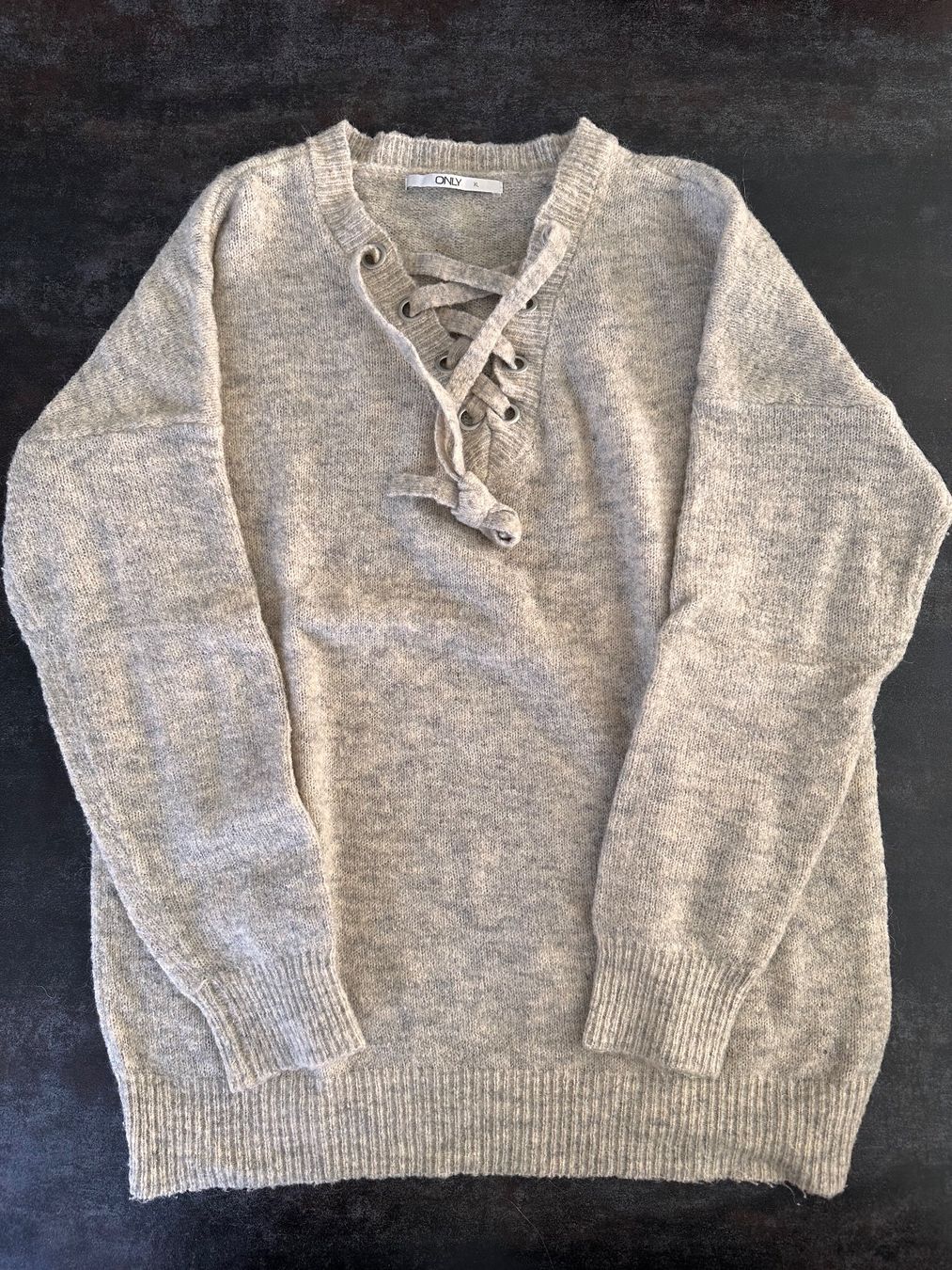 Only Maglioni & Felpe: Strickpullover beige ONLY Gr. XL - Übergangszeit – Usato da Selzach venduto da Sanbana91