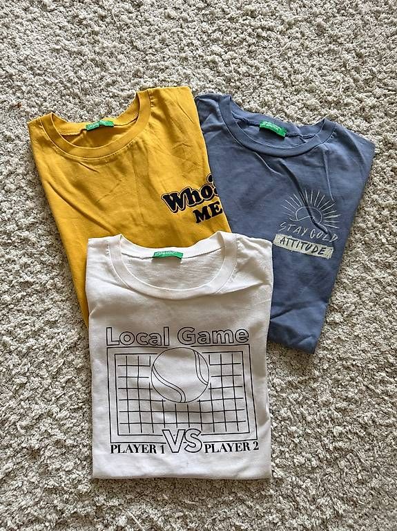 Hemden, T-Shirts & Polos: T-Shirt Benetton. Gr. 160 – Gebraucht aus Küsnacht ZH von nat_m97w 2