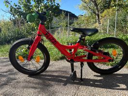 FliZZi 16‘, Kindervelo,rot,Riemenantrieb