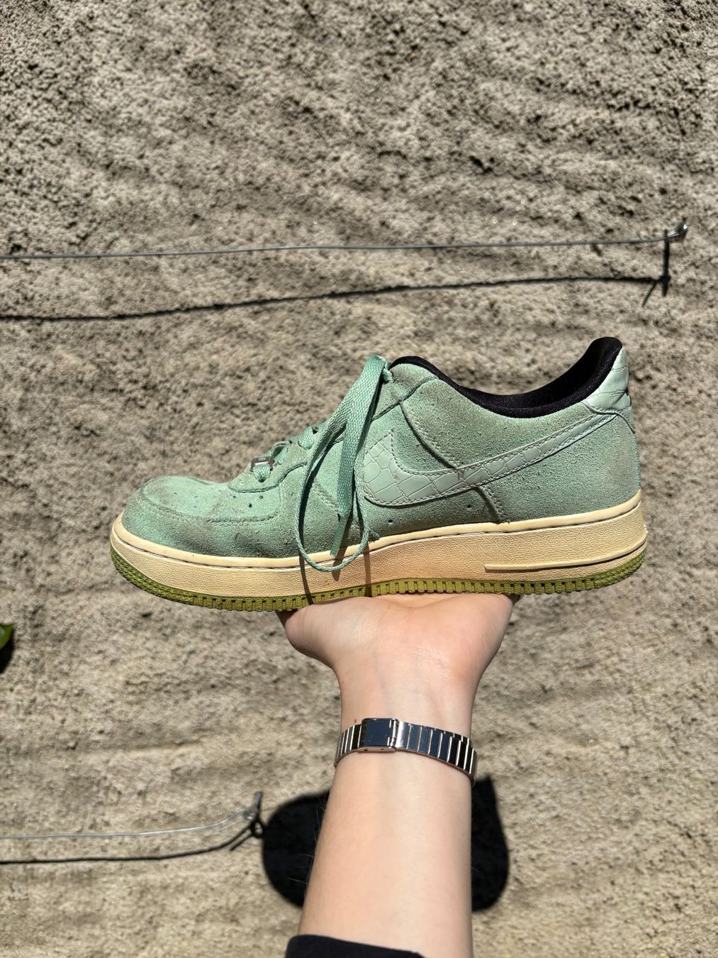 Nike Scarpe da donna: Nike AF1 Airforce 1 mint wildleder – Usato da Wittnau venduto da cel_j8w9 3