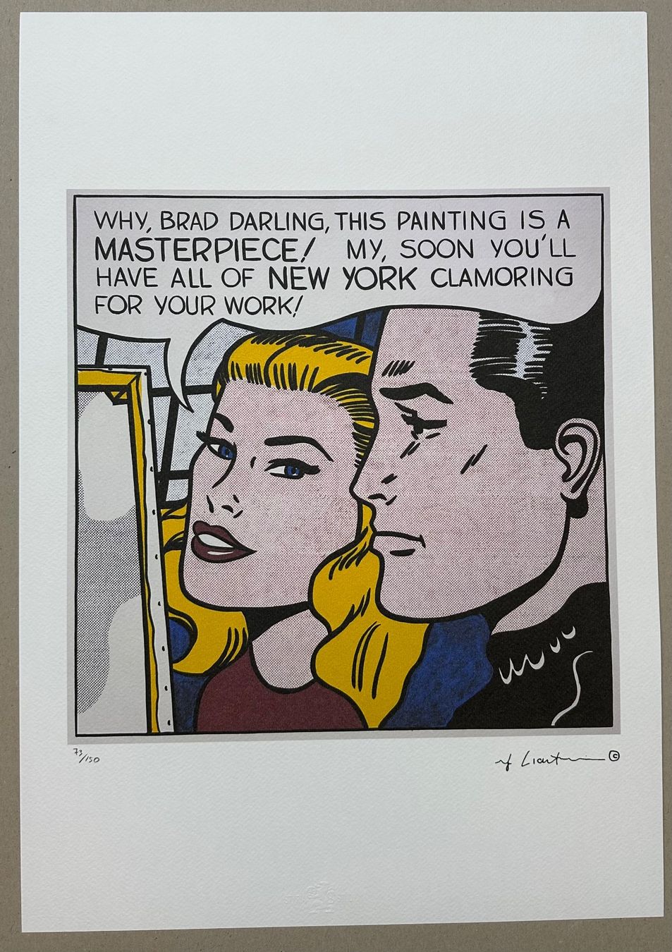 Foto & Immagini: Roy Lichtenstein: Why Brad, POP Art 73/150 – Nuovo (secondo la descrizione) da Meilen venduto da Smgdesign