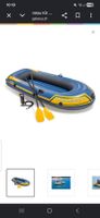 Bateau gonflable Intex Challenger 2 bleu 2 personnes utilisé