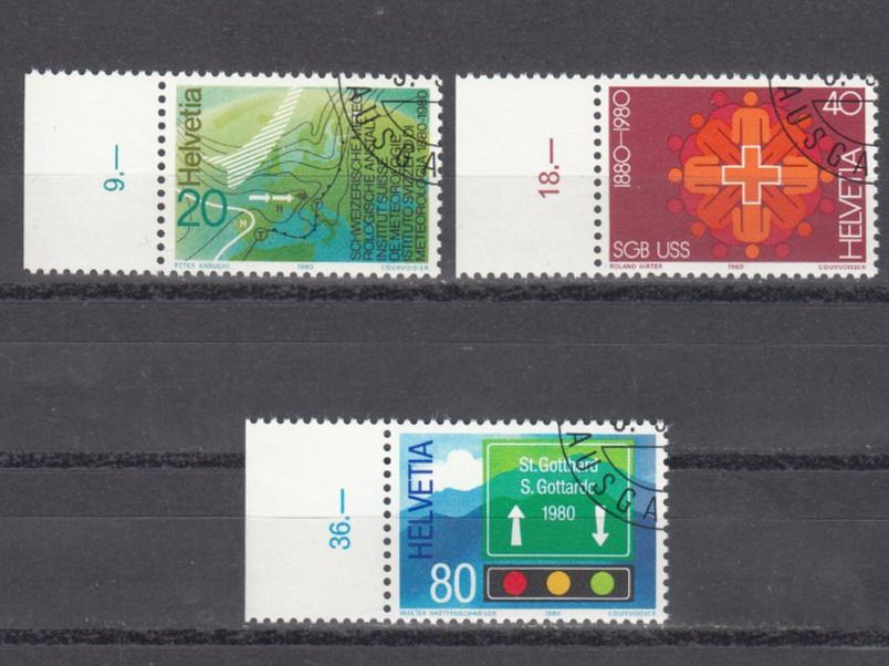 Tutti i francobolli: SBK 642 - 644 mit ET – Usato da Bürglen TG venduto da StampGraf