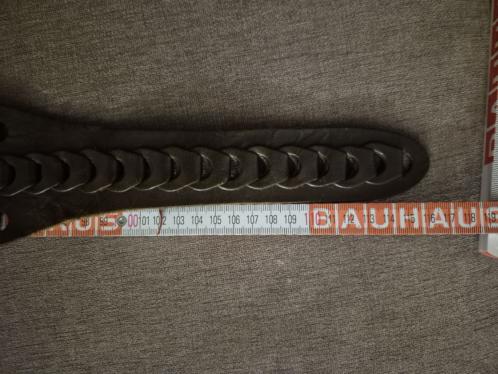 Cinture: Brauner Vintage-Ledergürtel, Grösse L – Usato da Thun venduto da Reb80 2