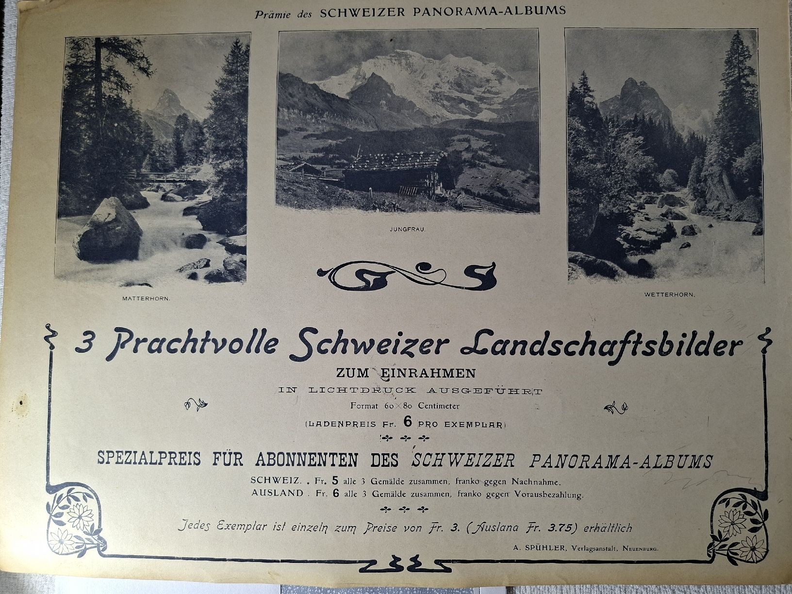 Bücher: Heft  Schweizer Panorama Album, Genf, 1903 – Gebraucht aus Grindelwald von carro5 9