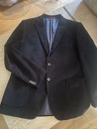 Tailor & Son Kordsakko schwarz – XL – neuwertig