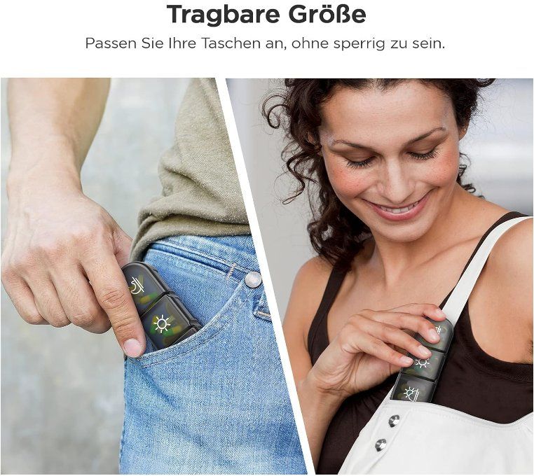 Altro in Cosmetici & Cura: Tragbare Tablettenbox mit großen separaten Fächern – Nuovo (secondo la descrizione) da Thun venduto da Newnewshop 5