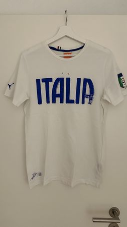 Puma Fussball Italien Fan T-Shirt Grösse S weiss