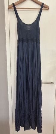 Luftiges Sommerkleid, dunkelblau, Grösse S/M