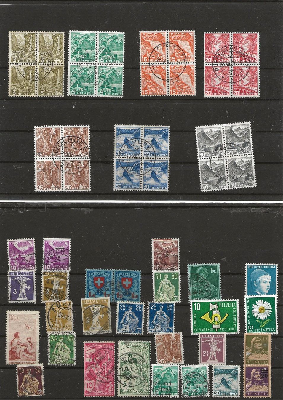 Tutti i francobolli: Tolle Sammlung Schweiz – Usato da Schlieren venduto da Sternstunde2 5