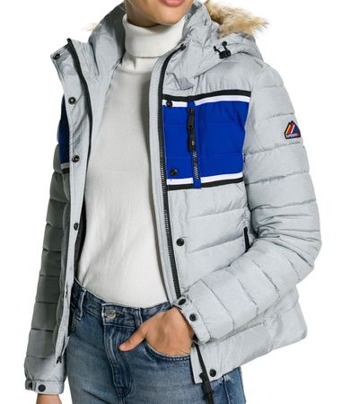 Superdry Light-Steppjacke mehrfarbig  Damen Gr. S Neu OVP