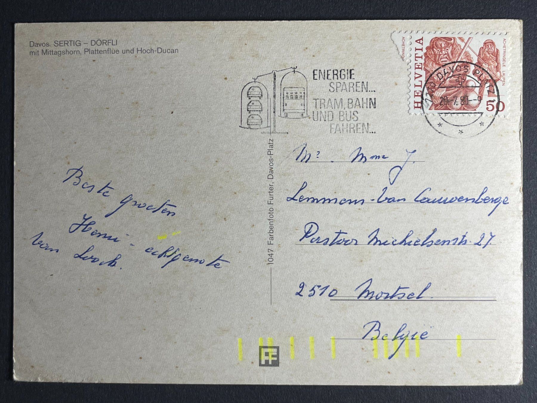 Cartoline postali: Davos - Sertig-Dörfli – Usato da Steg VS venduto da _vinci_ 1