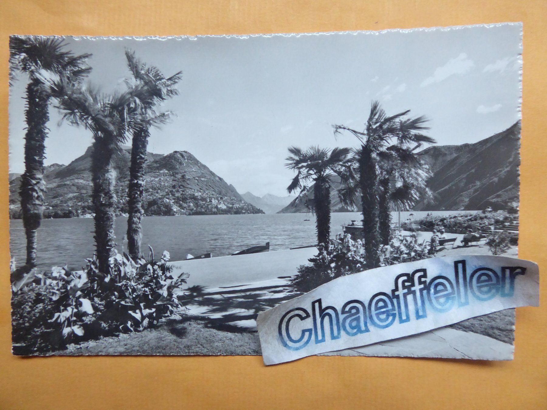 Cartoline postali: Lugano.  Monte Bré – Usato da Zürich venduto da Chaeffeler