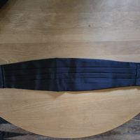 Kummerbund mit MÄSCHLI, schwarz, ungetragen, Top Zustand!