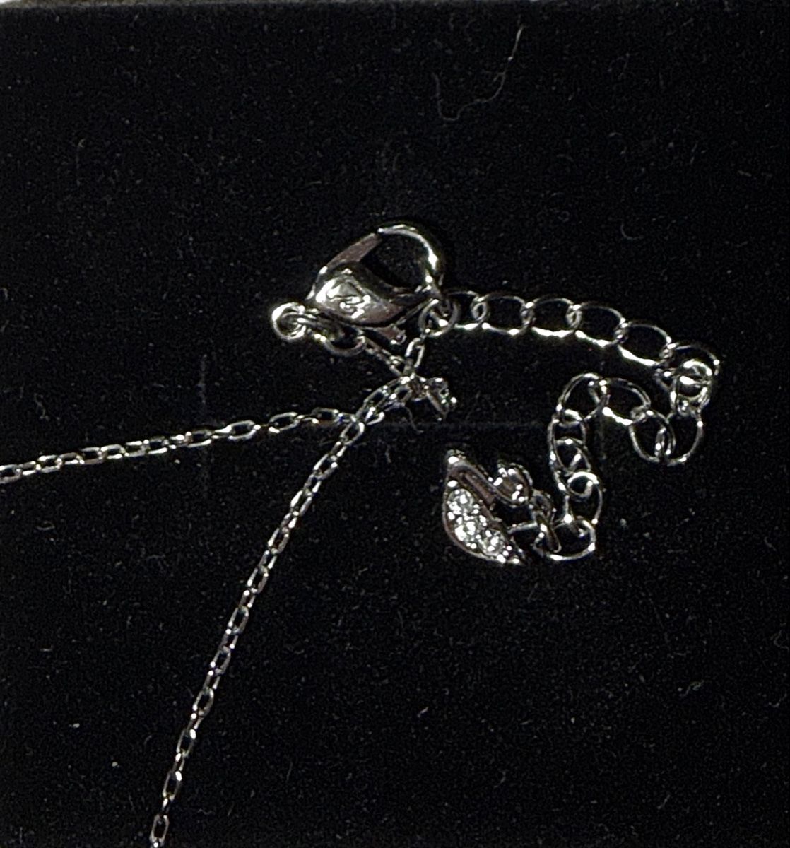 Swarovski Catenine: Swarovski Schwan Kette Kristall Silber – Nuovo (secondo la descrizione) da Flawil venduto da kad_cjl8 1