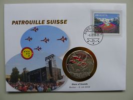2019, Patrouille Suisse Numisbrief "Stars of Sounds"