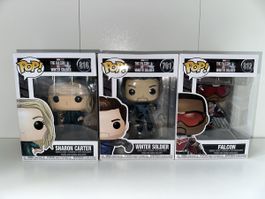 Funko Pop! The Falcon & Winter Soldier Set - Neuwertig (59)