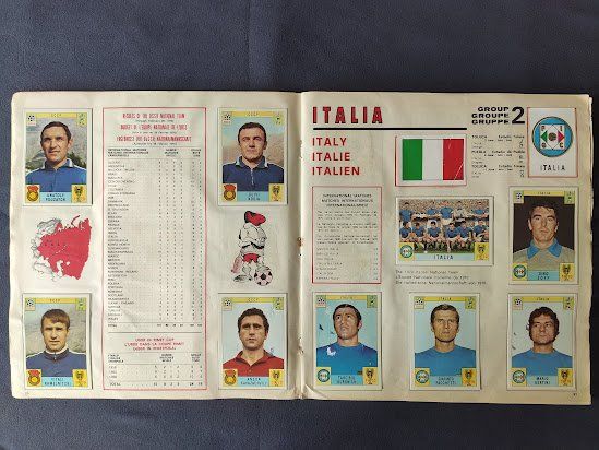 Panini Alben: PANINI album 1970 original – Gebraucht aus Gumefens von Golden 3
