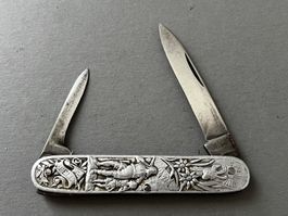 Altes Sackmesser 87 mm - Wilhelm Tell und Löwendenkmal