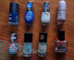 Make-up Nagellack Essence Maybelline Manhattan NYX Glitzer