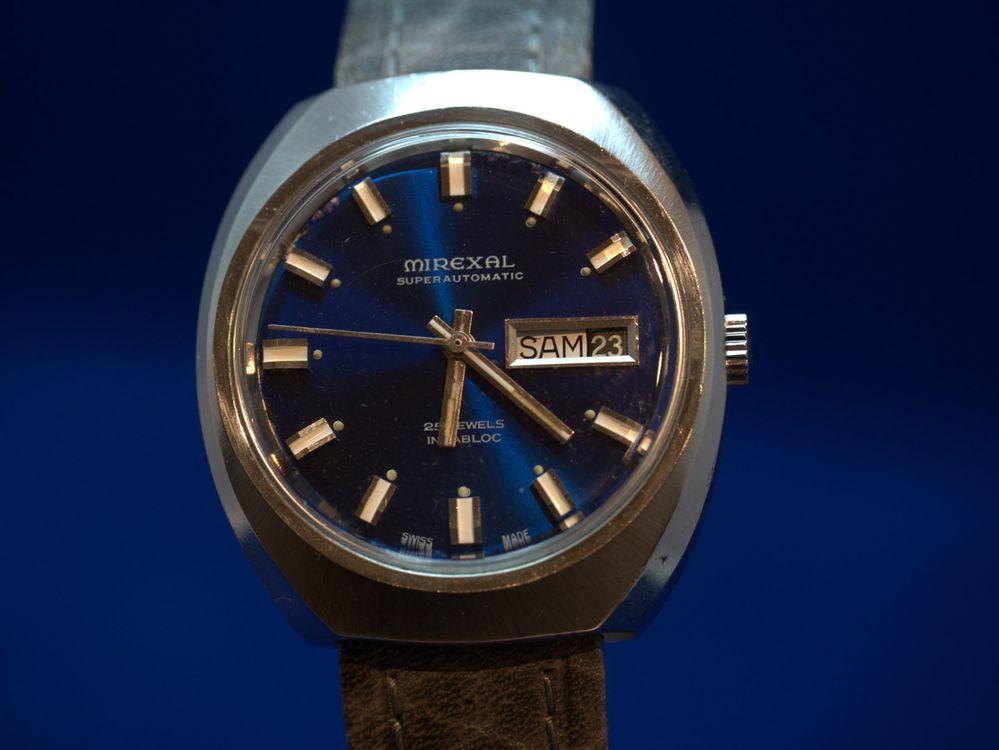 Montre Mirexal Superautomatic Vintage - Boîtier 36mm - Occasion - Pour Homme