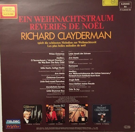 Dischi in vinile: 6x LP Richard Clayderman – Usato da Grüningen venduto da azulvinyl 6