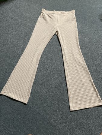 H&M Schlaghose Sommer beige Gr M