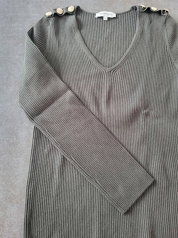 Morgan Tops: Pull manches longues kaki XL Morgan – Neu (gemäss Beschreibung) aus Romanel-s-Lausanne von Nella25 3