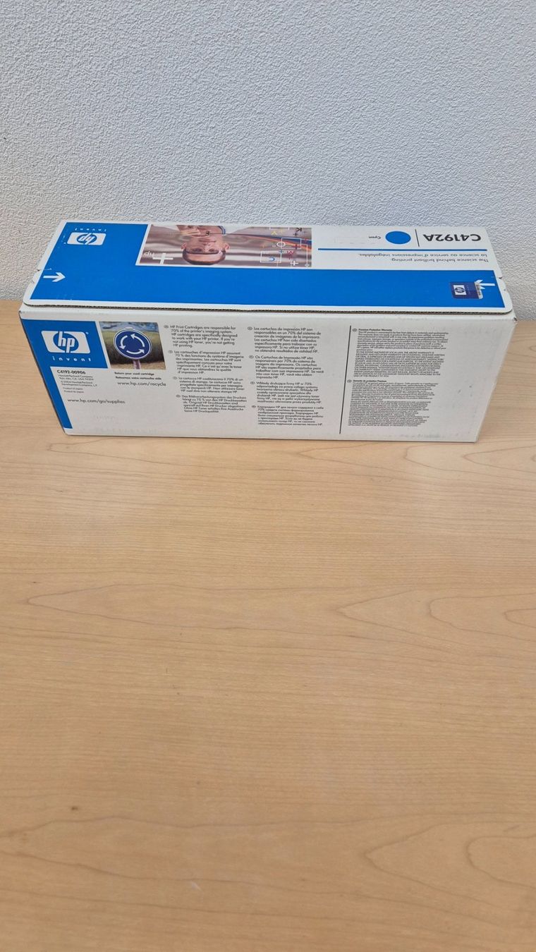 Hewlett Packard Druckerpatronen & Toner: HP Color Laserjet C4192A Cyan – Neu und originalverpackt aus Elgg von computerbrocki 2