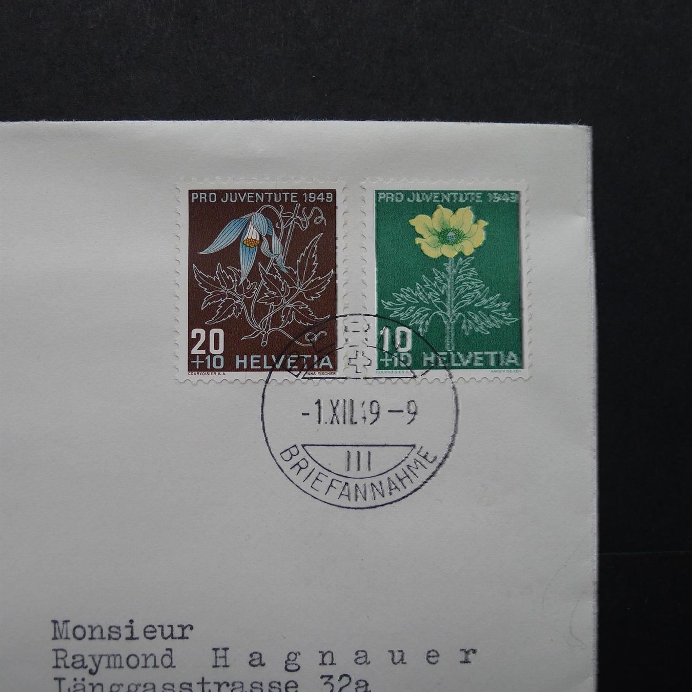 Alle Briefmarken: 1949 Ersttag Briefe Nr. J129-J132 – Gebraucht aus Dagmersellen von wyss1982 1