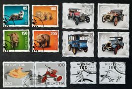 9-30-2 Timbres Helvetia oblitérés 1er jour.   2015 et 2017