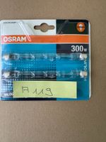 Osram Halogenlampe 300W 230V R7s neu originalverpackt  A119