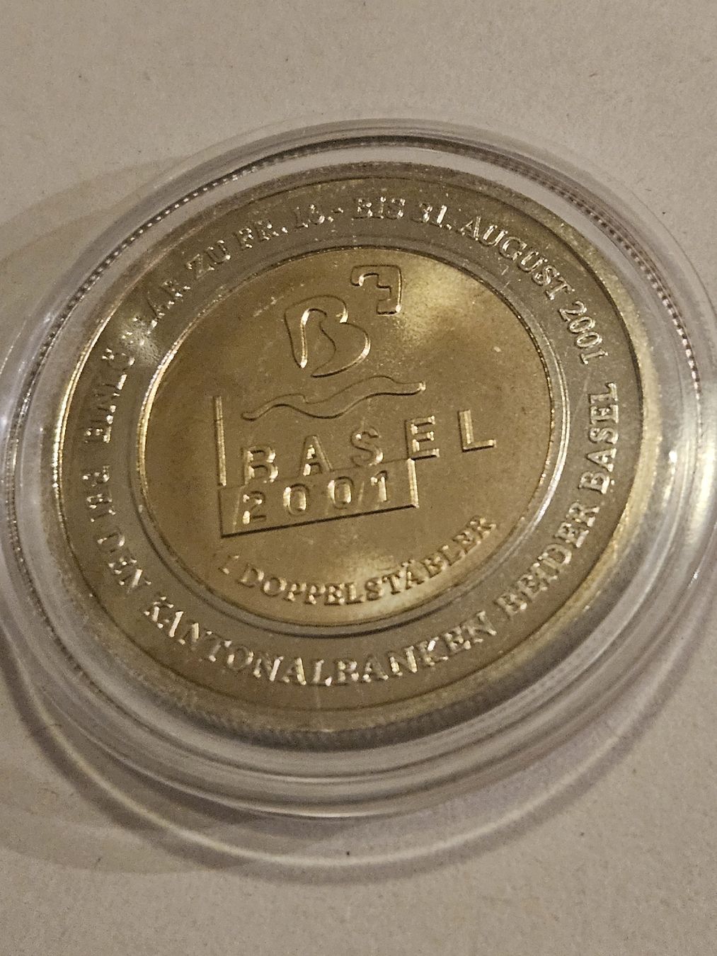 Tutti le monete: Basel 2001 Doppelstäbler – Usato da Riehen venduto da Bs75
