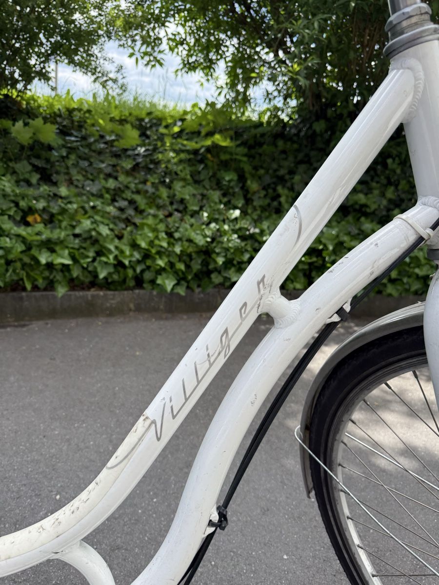 Villiger Biciclette: Villiger Damen-Velo, weiss – Usato da Cham venduto da ReUse_and_ReCycle 3