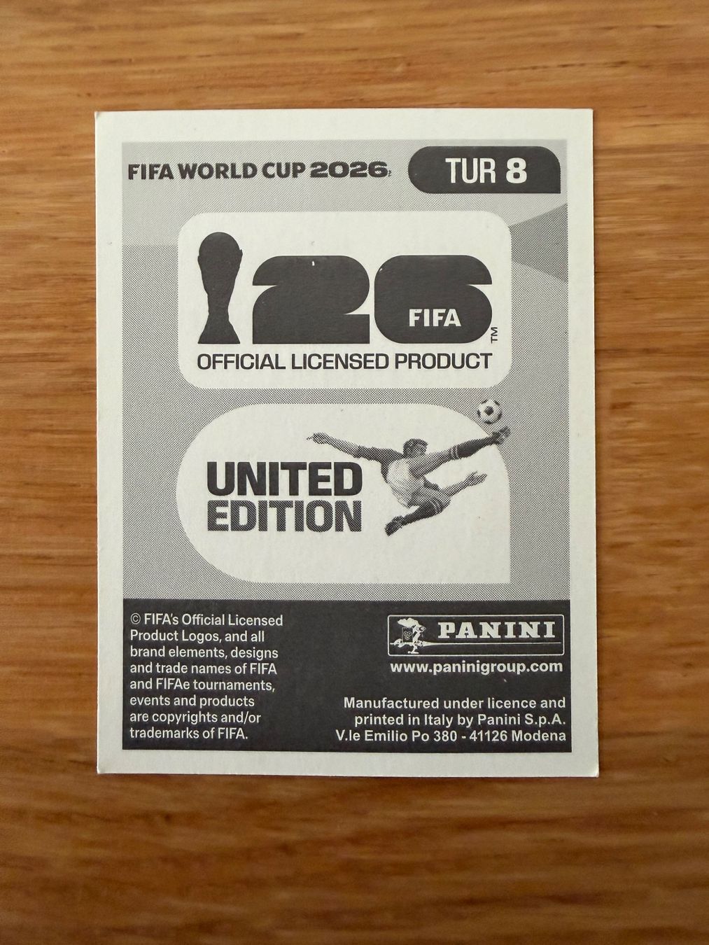 Panini Cartes à collectionner: Panini TUR 8 Kadioglu – Neuf (Voir description) à Zürich par bel5 1